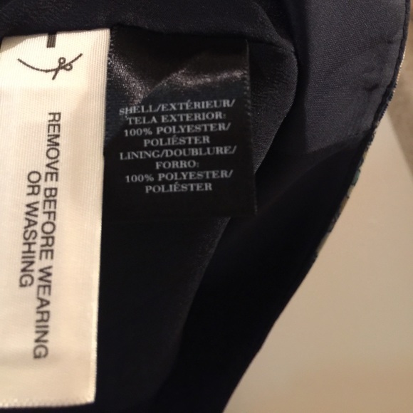 Navy Knee length skirt - Picture 4 of 5